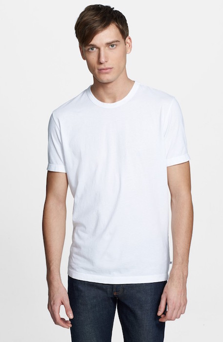 James Perse Crewneck Jersey T-Shirt White